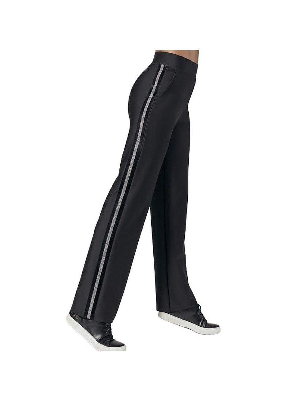 Ultracor Element Swarovski Crystal Black Tuxedo Pants - Size Small